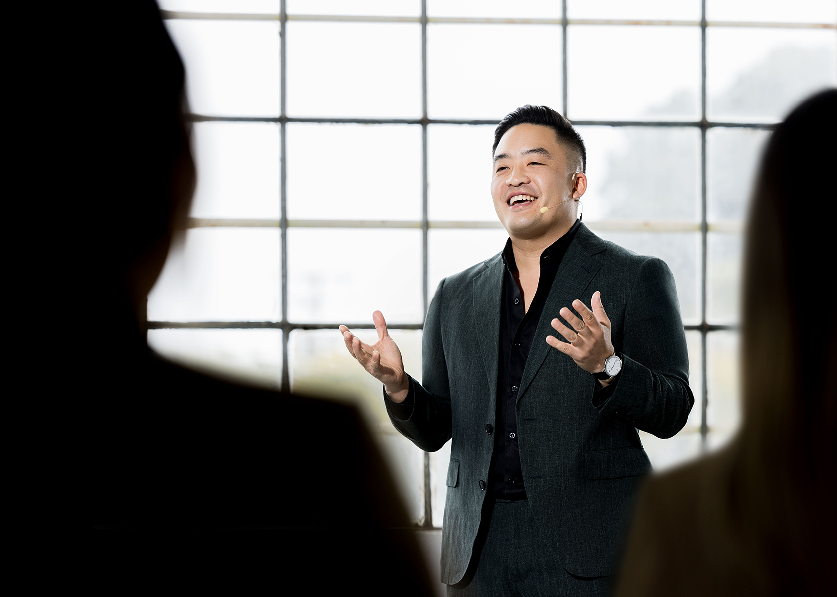 Craig Chee leading a corporate communication training session
